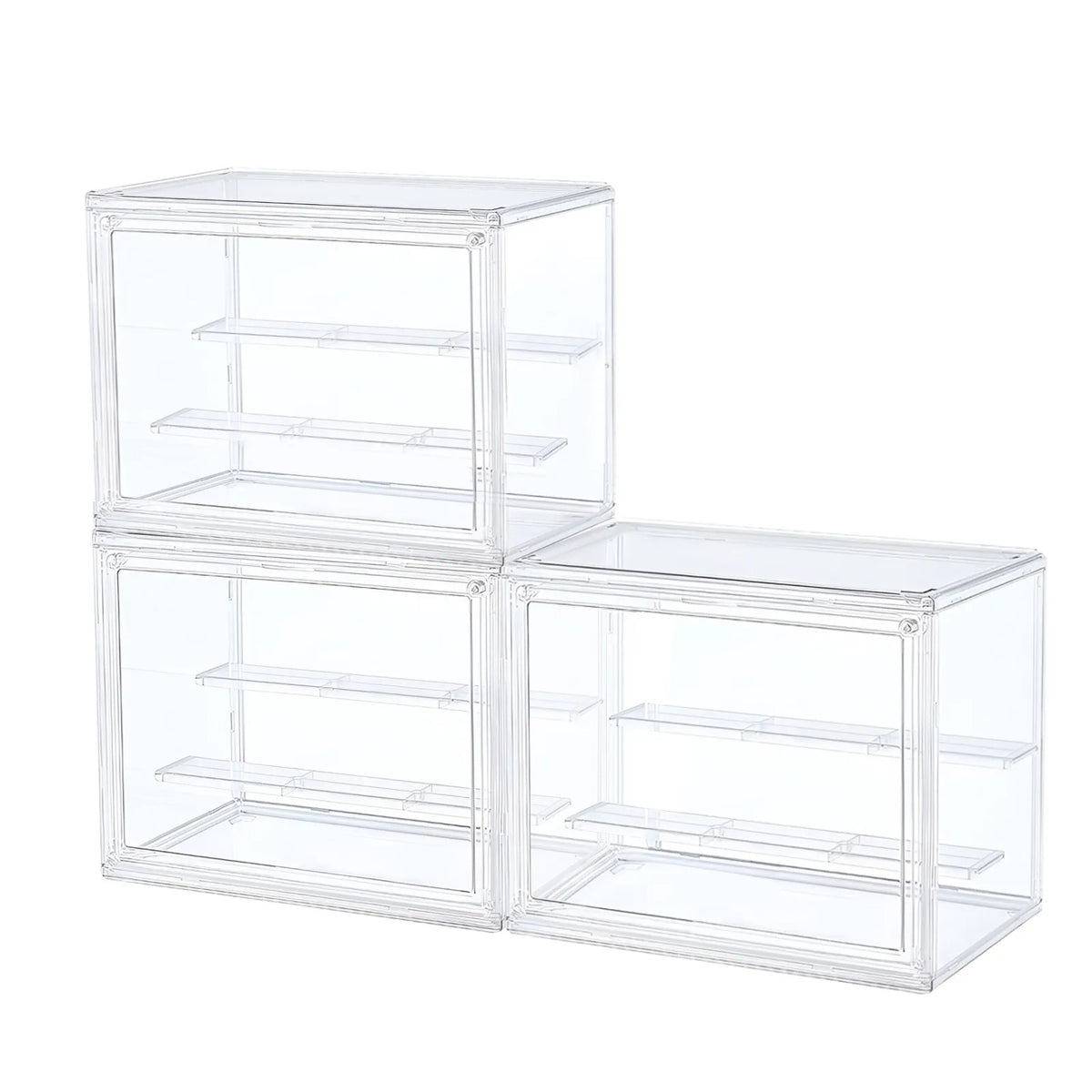 Clear Display Box Stackable Plastic Storage