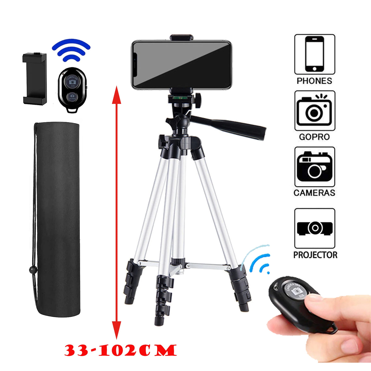 DSLR Flexible Tripod Extendable Stand