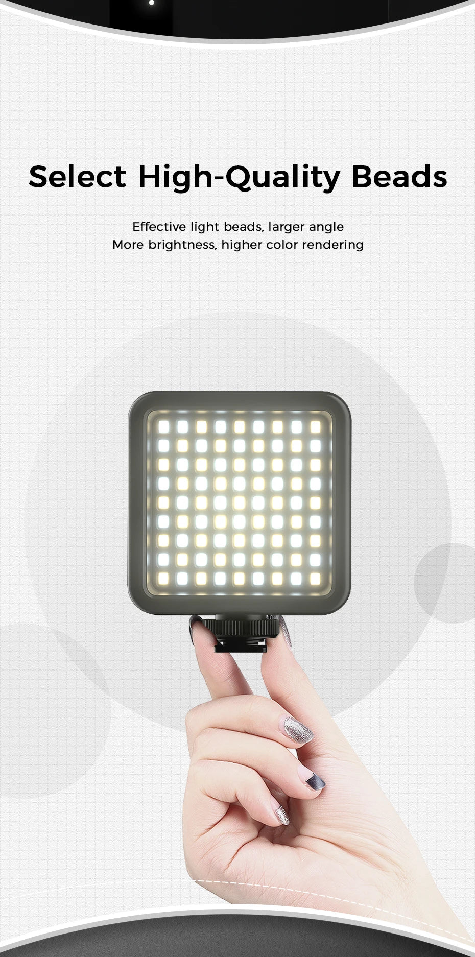 Lampe LED pour appareil photo VIJIM