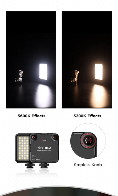 Lampe LED pour appareil photo VIJIM