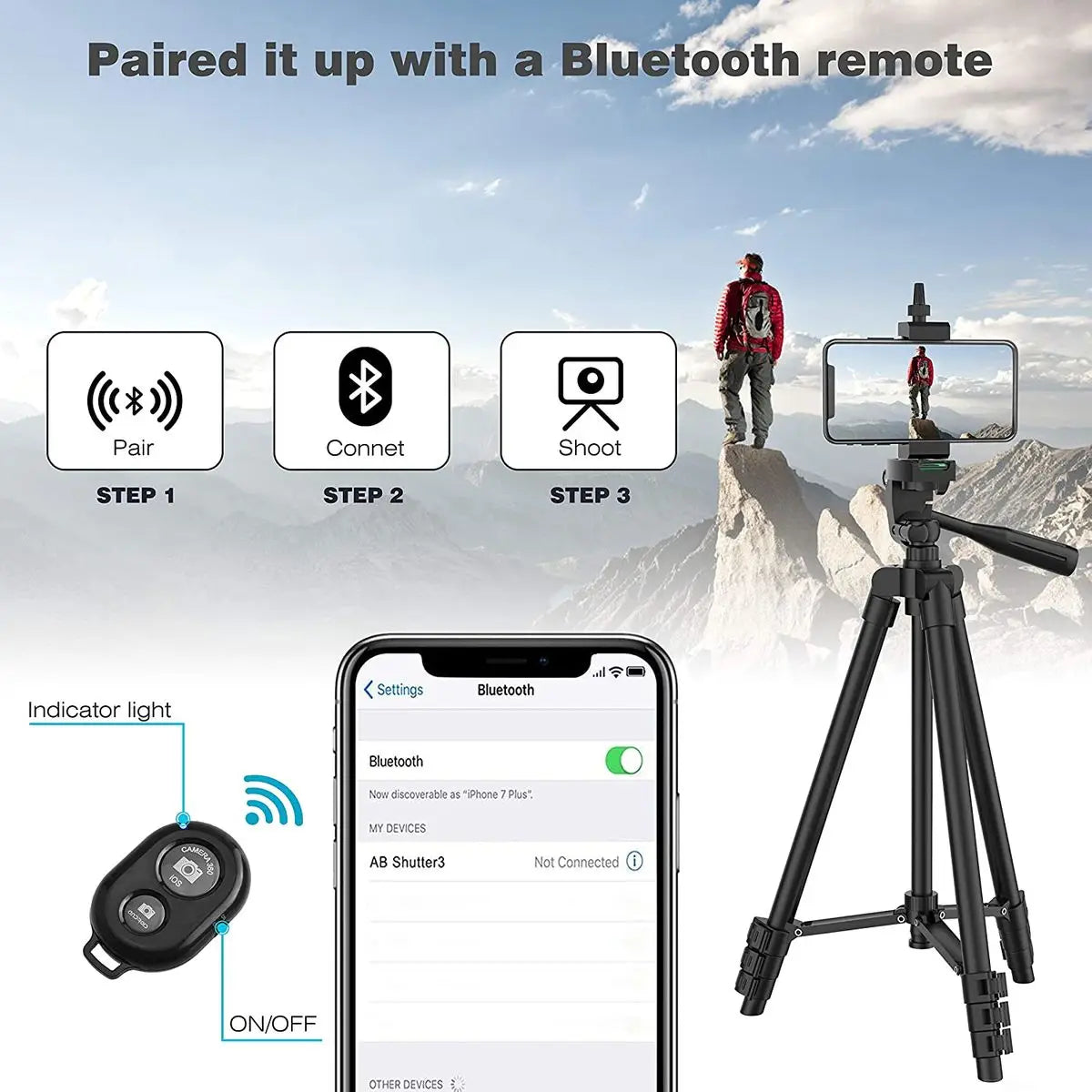 DSLR Flexible Tripod Extendable Stand