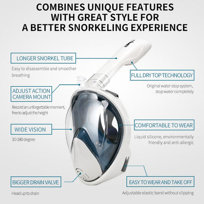 Underwater Scuba Gopro Diving Mask Full Face - BestShop
