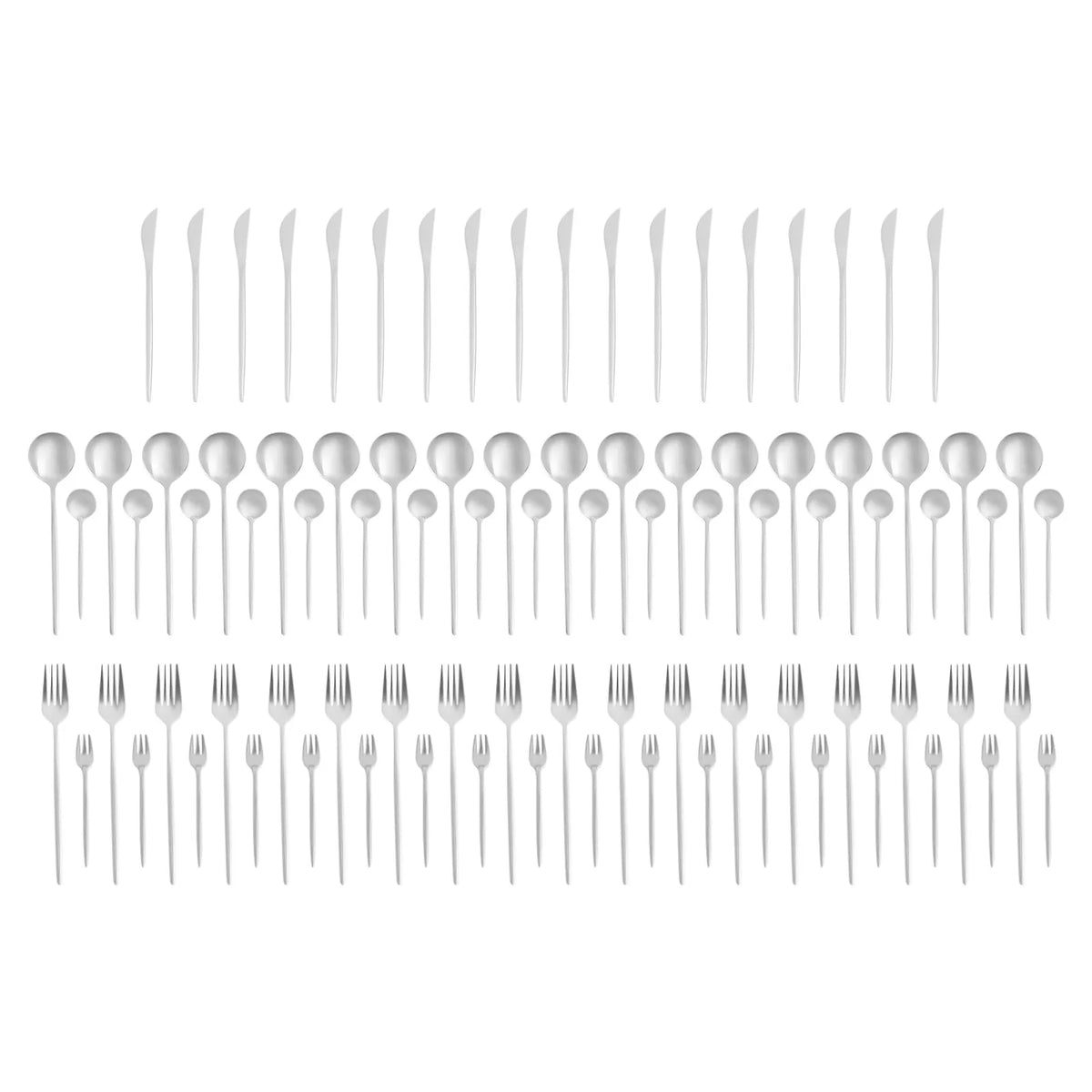 Flatware Set Stainless Steel Silverware Cutlery