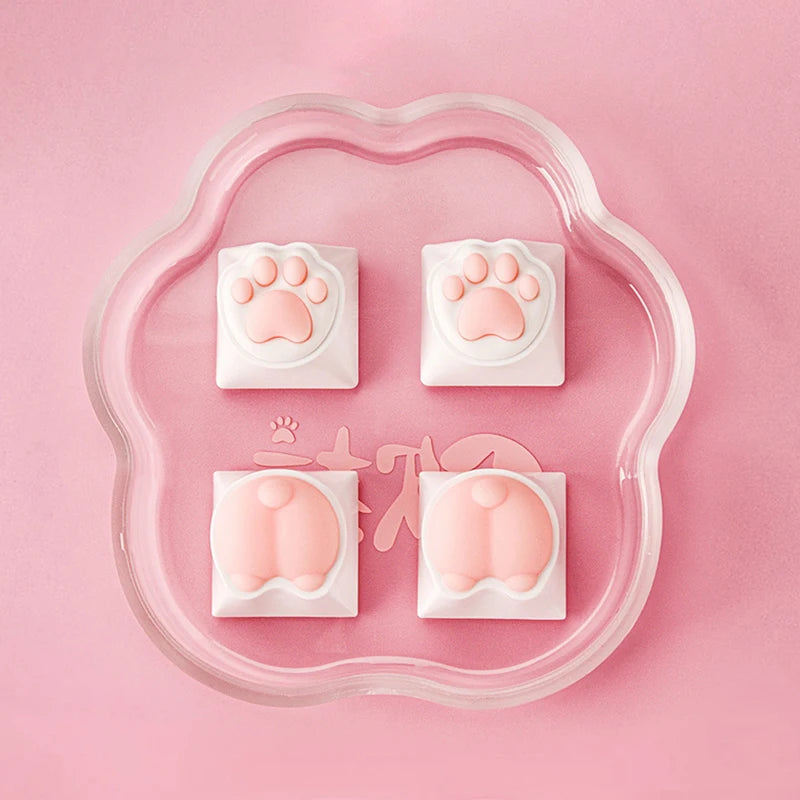 Cute Cat Paw Keycaps For Mechanical Keyboard 1PC