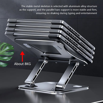Support pliable en aluminium pour ordinateur portable