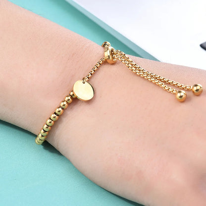 Bracelet personnalisé en acier inoxydable tendance