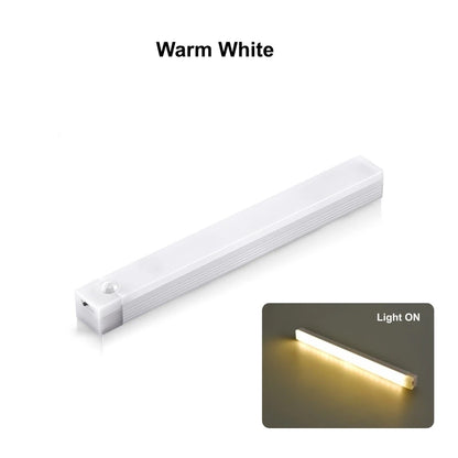 Barra de luz LED con sensor de movimiento recargable