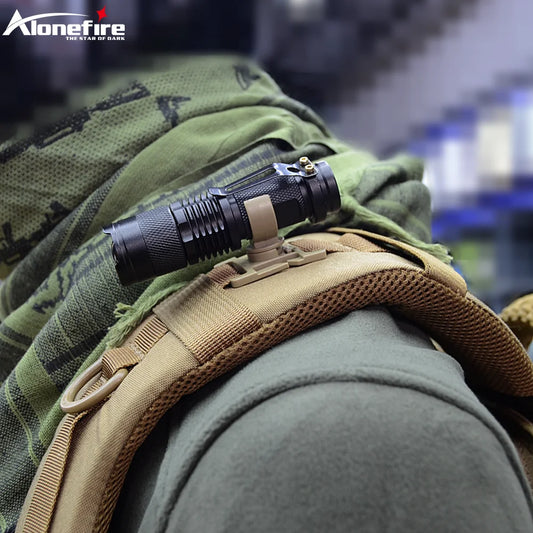 Swivel U Ring Flashlight Work Backpack Lamp