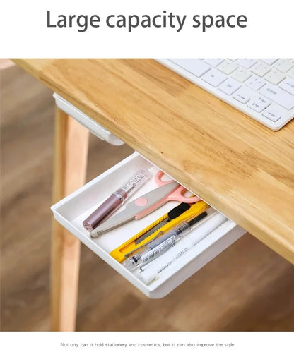 Hidden Storage Box Desk Storage Drawer