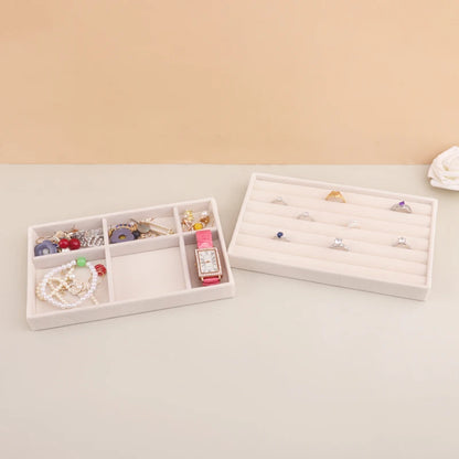 Velvet Jewelry Tray Storage Drawer