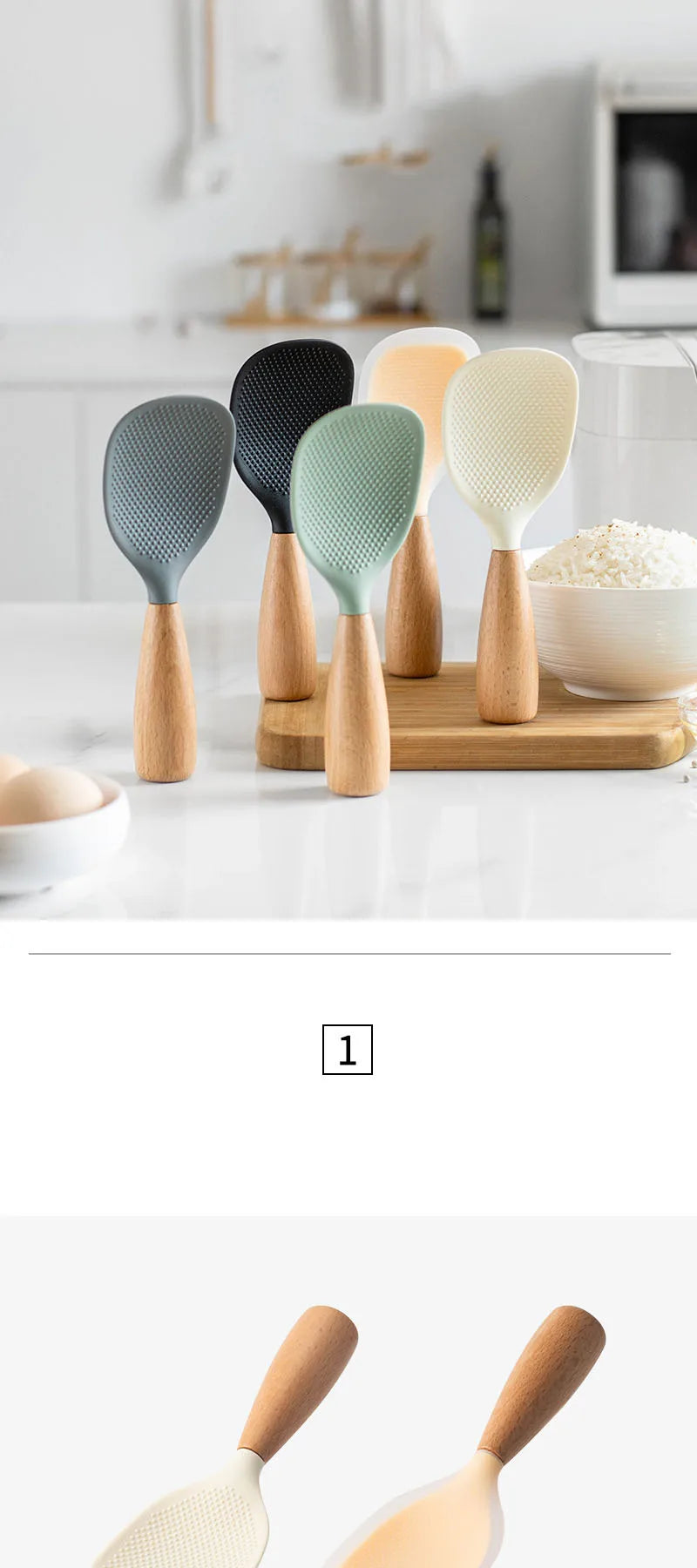 Silicone Spoon Non-stick Cooking Spoon