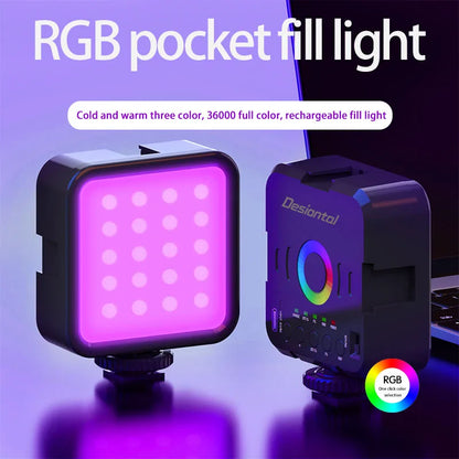Mini LED RGB de arranque rápido para fotografía en vivo