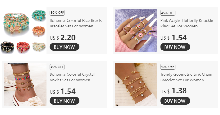 Bohemian Natural Sea Shell Charm Bracelets