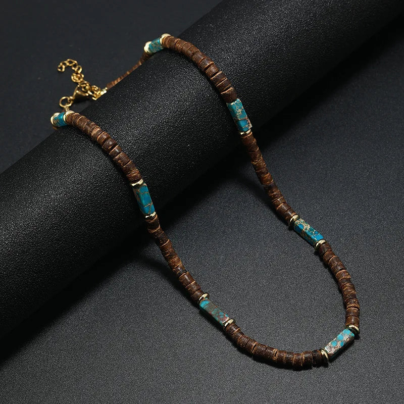 Vintage Bohemian Summer Necklace Ethnic Style
