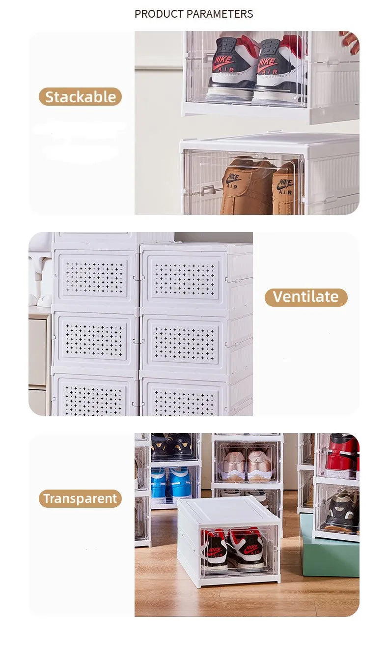 6 Layers Shoes Box Storage Organizers