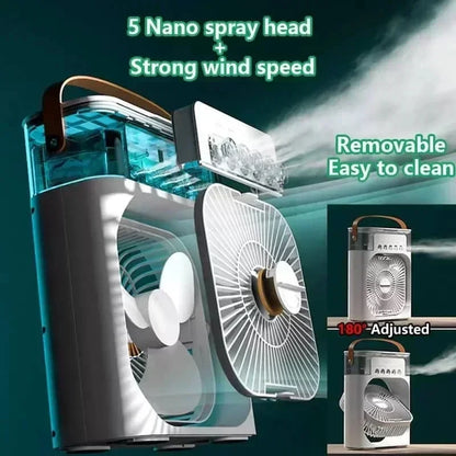 3-in-1 Portable Humidifier Fan Air Conditioner