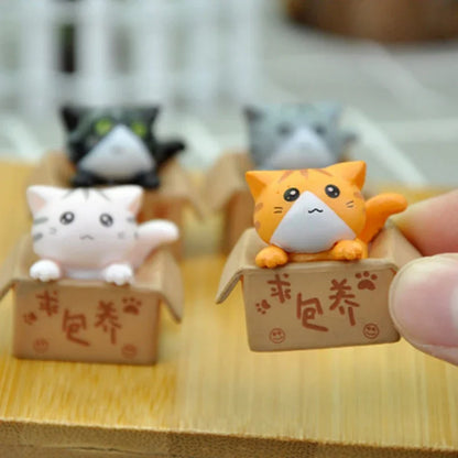 Kawaii Mini Cat Ornament Garden Gift For Kids