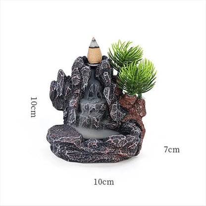 Backflow Incense Holder Waterfall Home Decor
