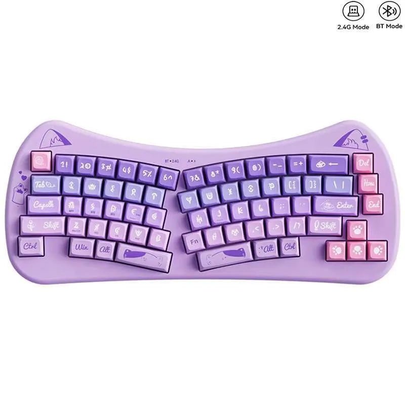 BOW Bluetooth USB Wireless Split Keyboard
