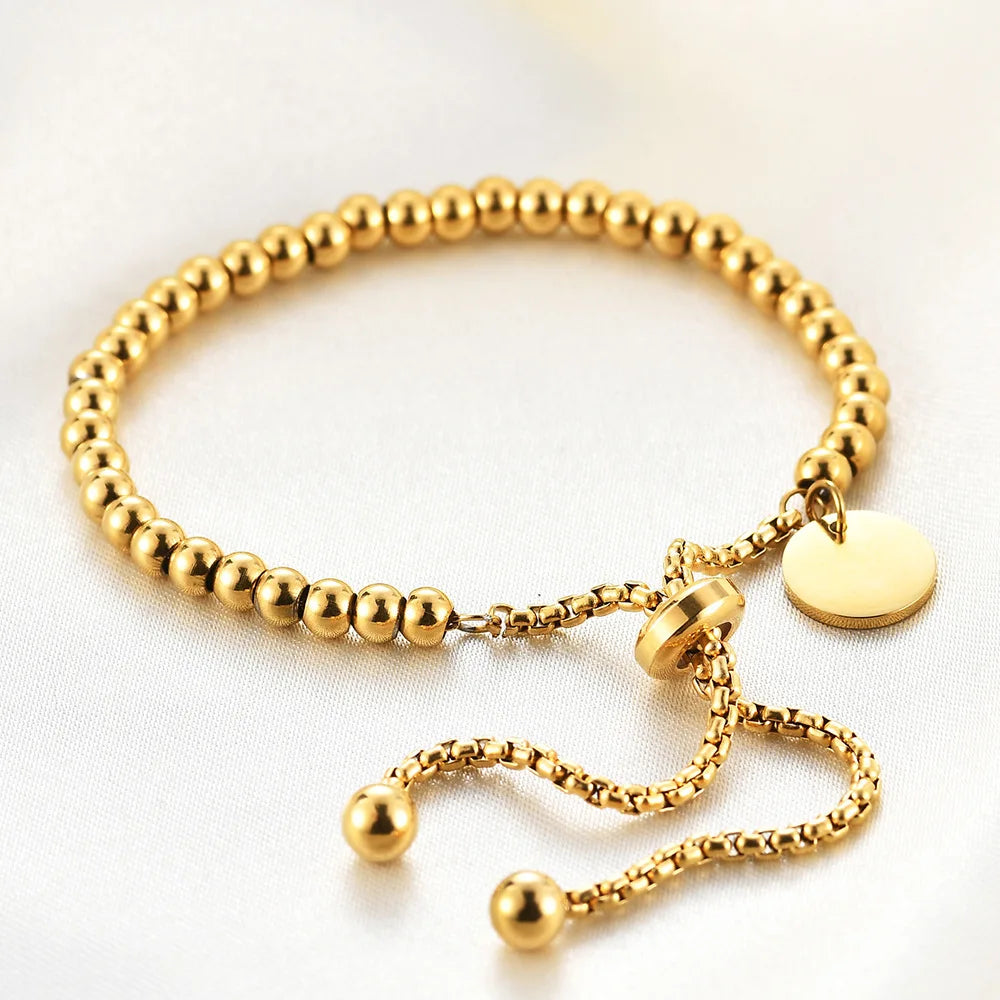 Bracelet personnalisé en acier inoxydable tendance