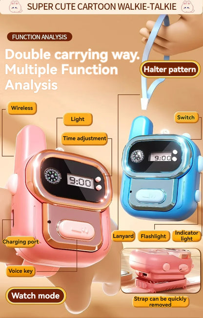 Children Walkie Talkie Wireless Watch