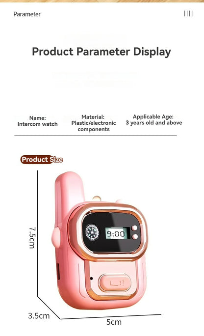 Children Walkie Talkie Wireless Watch