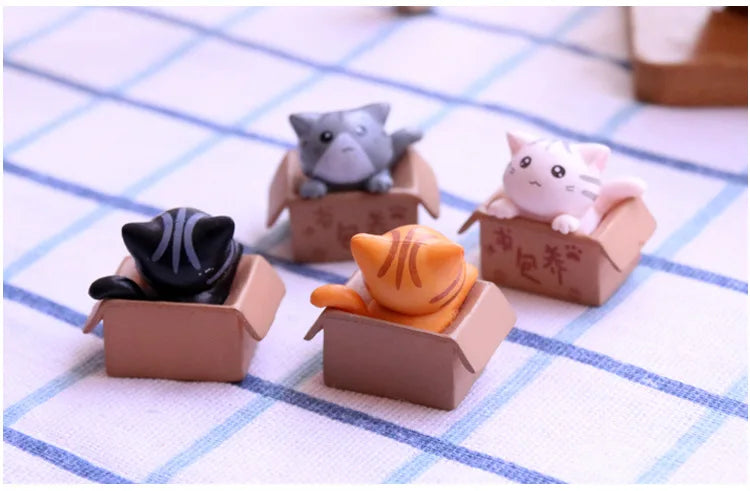 Kawaii Mini Cat Ornament Garden Gift For Kids
