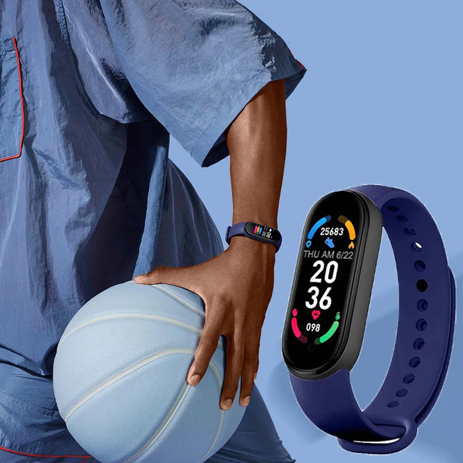 M6 Smart Watch Men Women Fitness Smart Bracelet