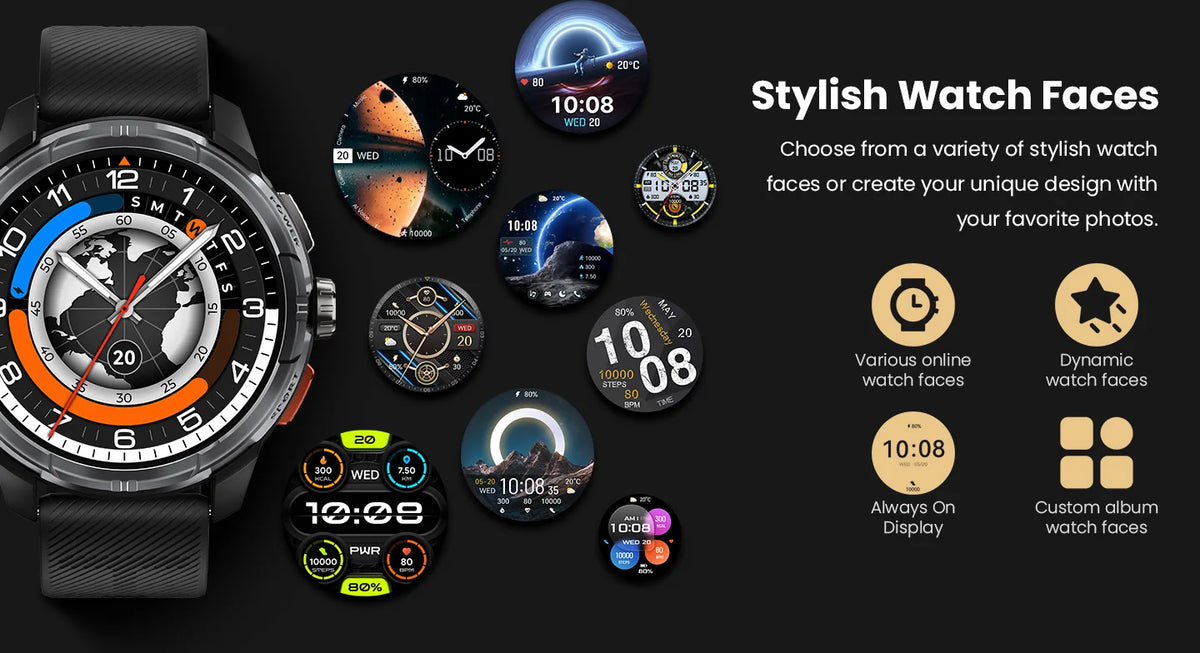 Reloj inteligente HAYLOU Solar Ultra con GPS