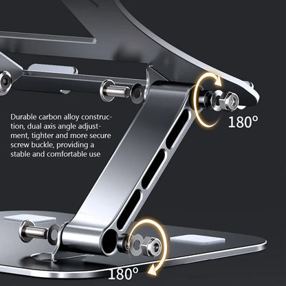 Support pliable en aluminium pour ordinateur portable