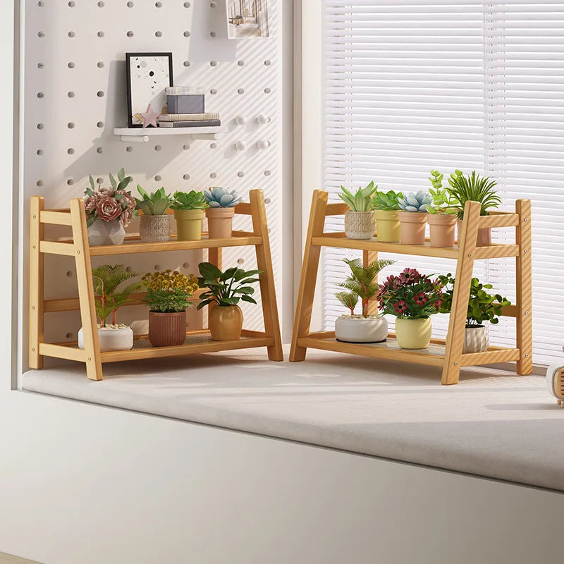 Bamboo Spice Caddy Shelf 2-Layer