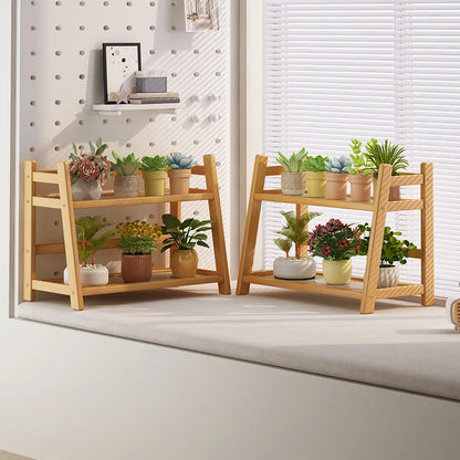 Bamboo Spice Caddy Shelf 2-Layer