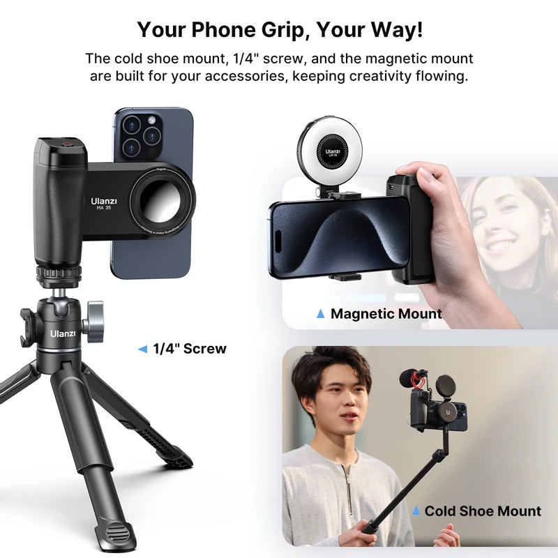 Ulanzi MagSafe Smartphone Camera Shutter Grip