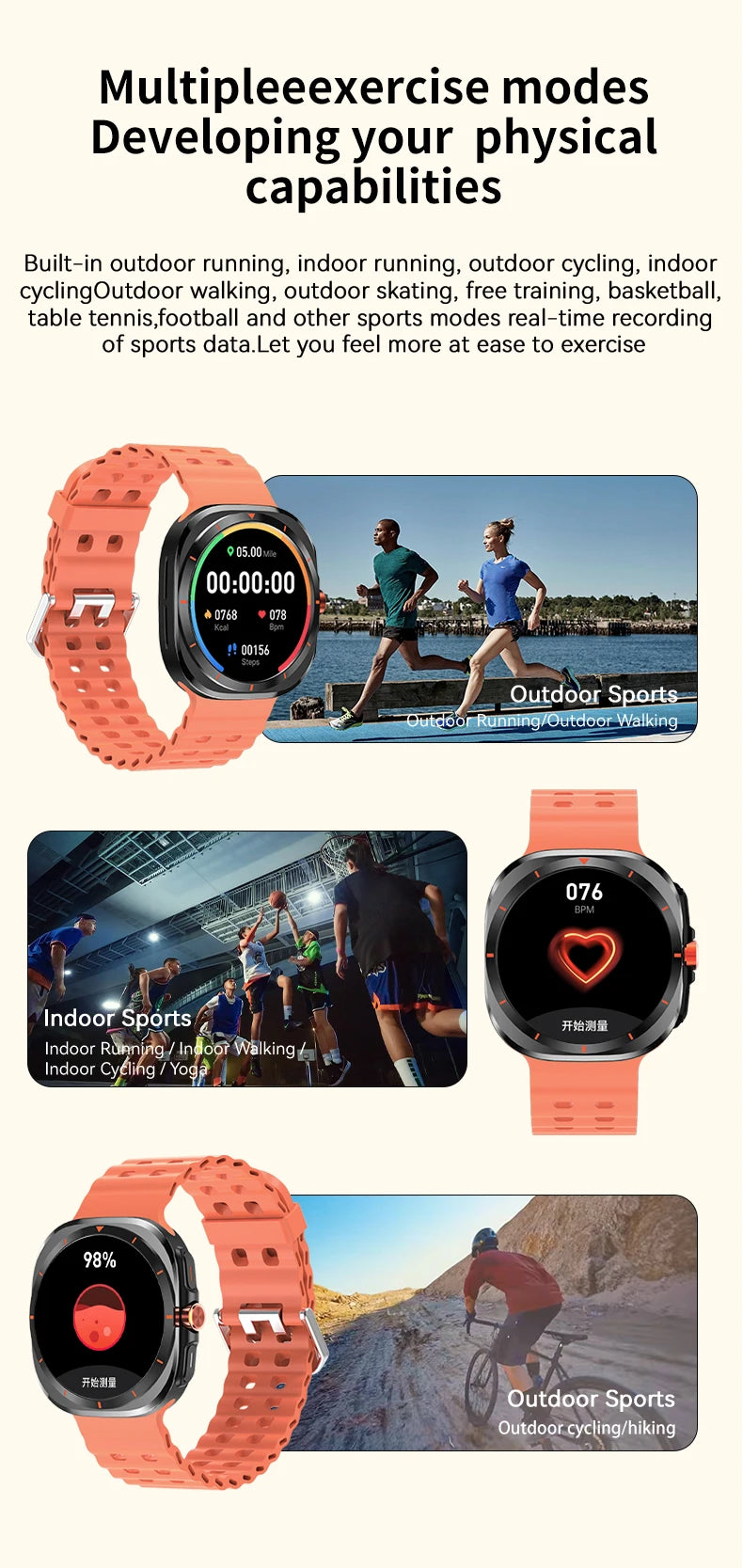 Montre connectée LAXASFIT Watch 7 Ultra 