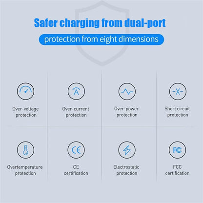 USB Wall Charger Block 4 Port PD QC Fast Power Adapter - BestShop