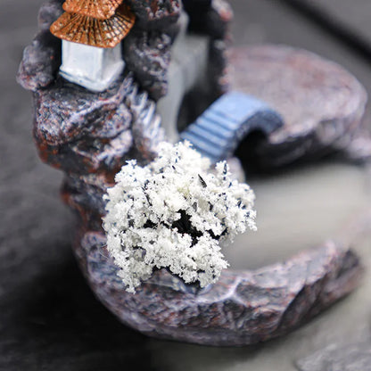 Backflow Incense Holder Waterfall Home Decor