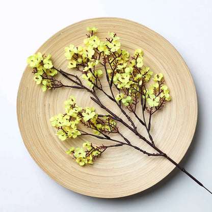 Flor artificial de Gypsophila de seda, 50 cm, ramas largas, decoración del hogar, plantas falsas para bodas, fiestas, adornos de bricolaje 