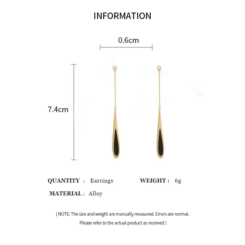 Simple Geometric Square Drop Earrings