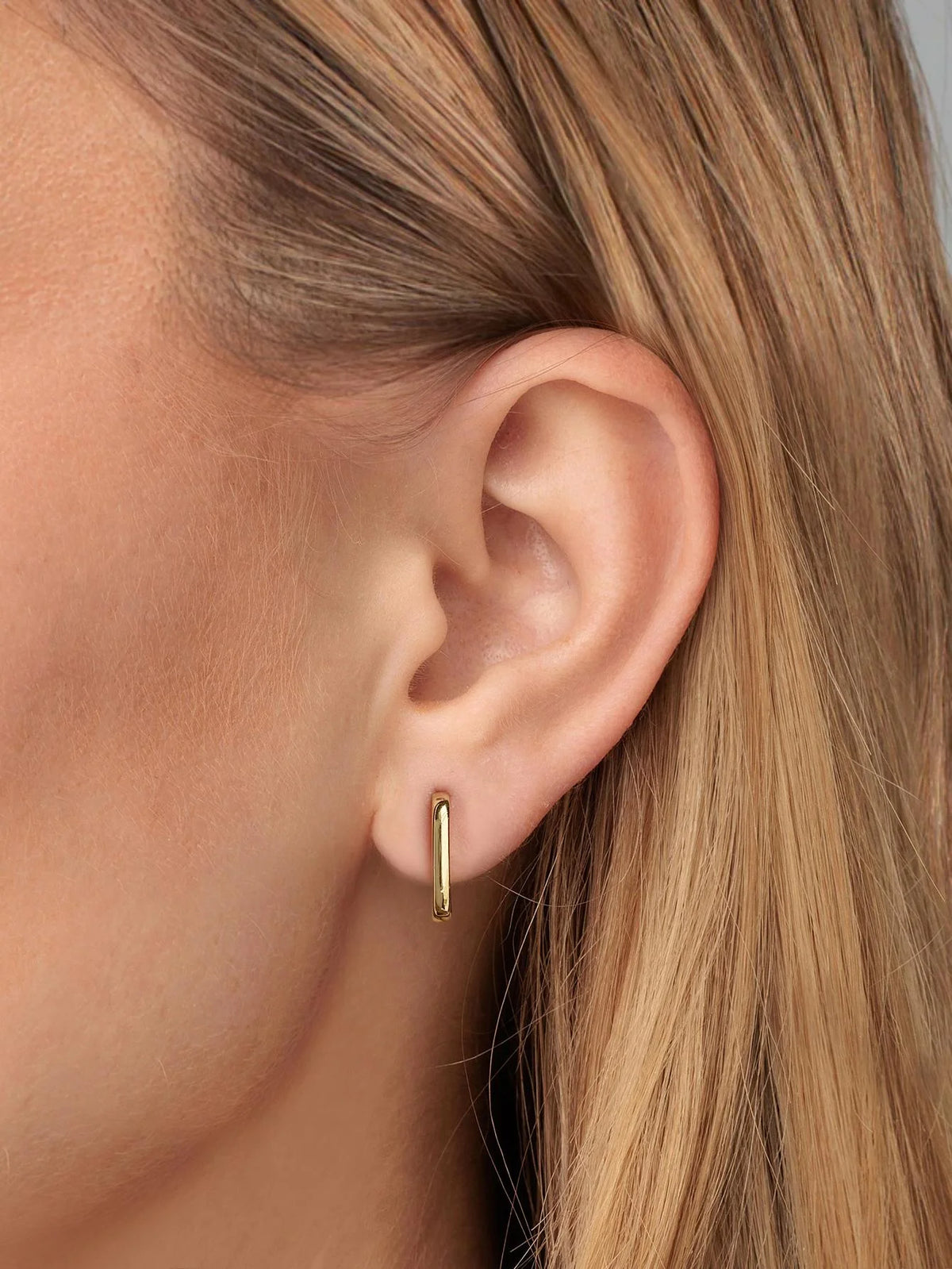 GRA 925 Sterling Silver Hoop Earring