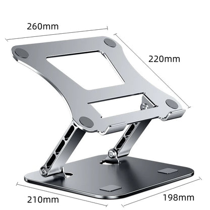 Support pliable en aluminium pour ordinateur portable