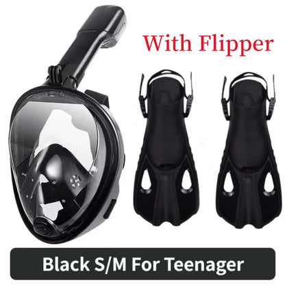 Underwater Scuba Anti Fog Full Face Diving Mask