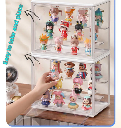 Clear Display Box Stackable Plastic Storage