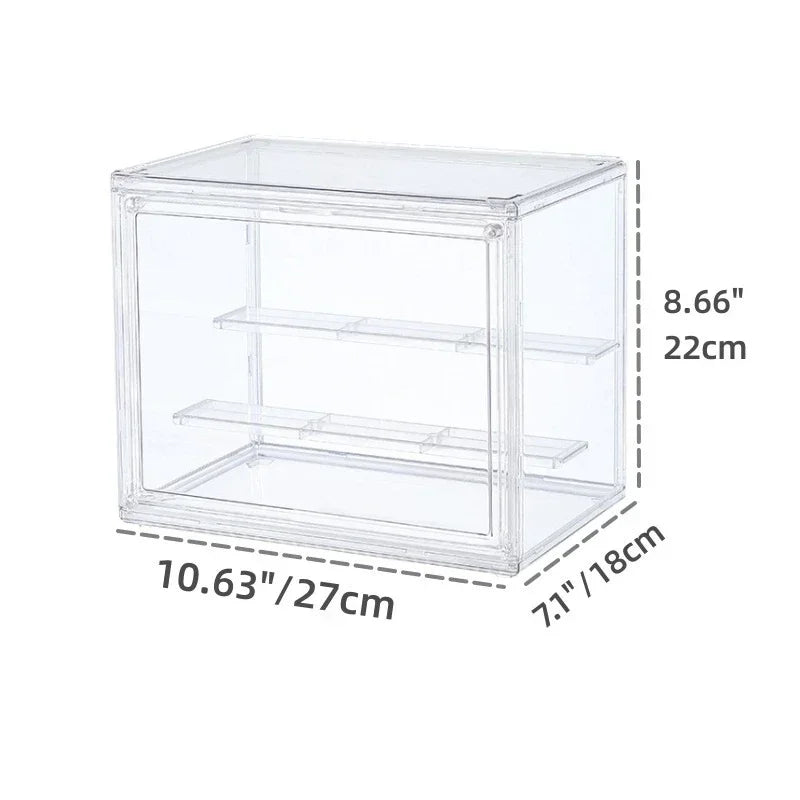 Clear Display Box Stackable Plastic Storage