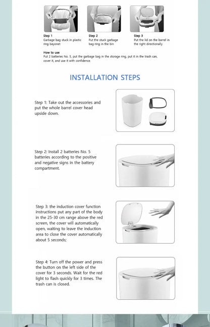 Automatic Smart Sensing Trash Can