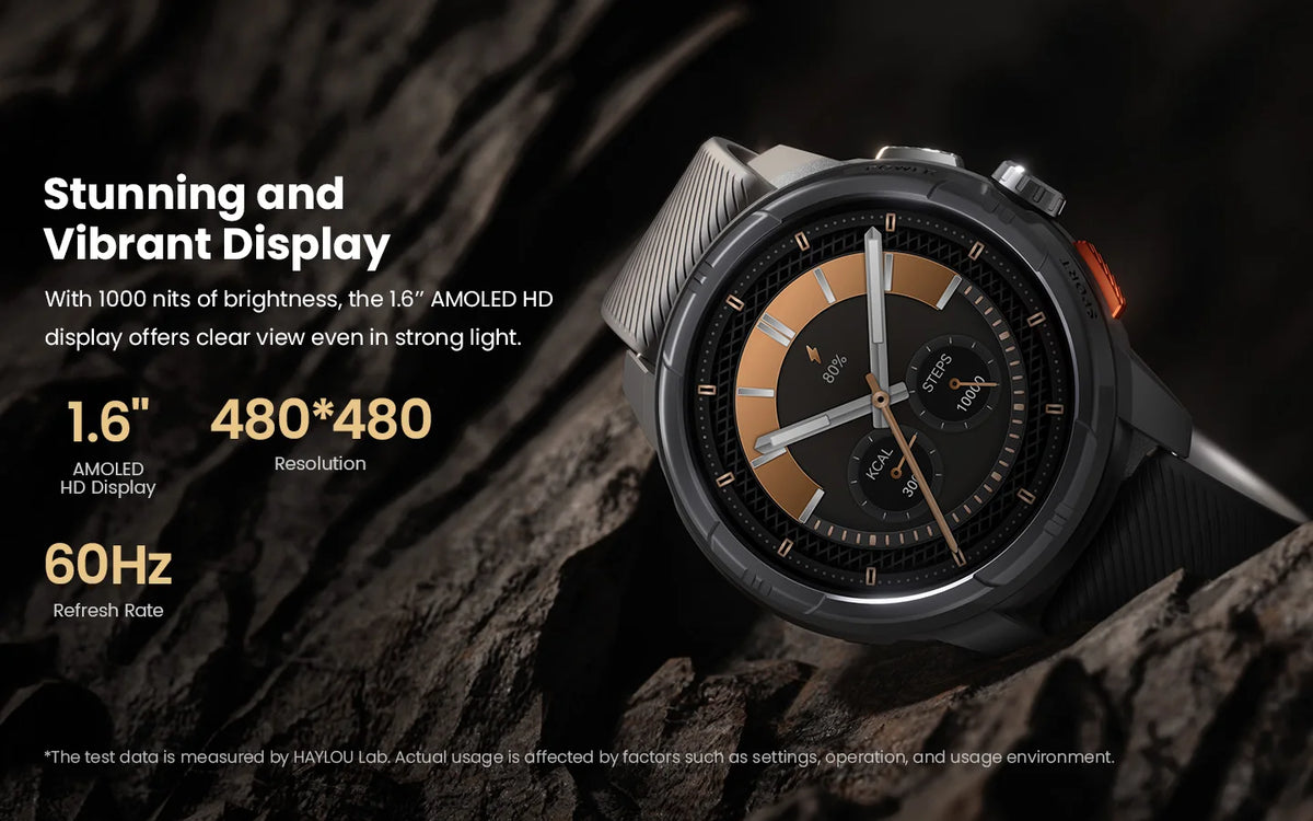 Reloj inteligente HAYLOU Solar Ultra con GPS