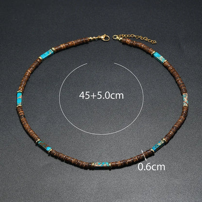 Vintage Bohemian Summer Necklace Ethnic Style