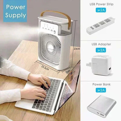 3-in-1 Portable Humidifier Fan Air Conditioner