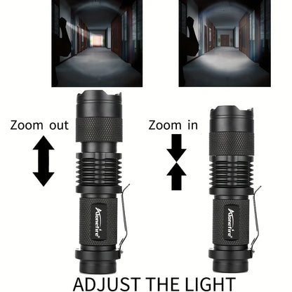 Lampe de poche pivotante à anneau en U pour sac à dos de travail