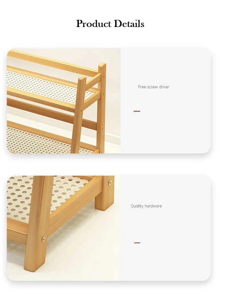 Bamboo Spice Caddy Shelf 2-Layer