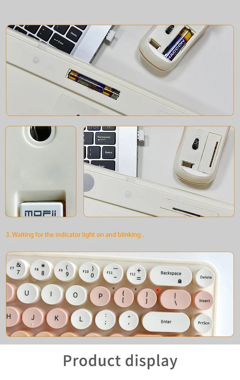 MOFII Wireless Keyboard and Mouse